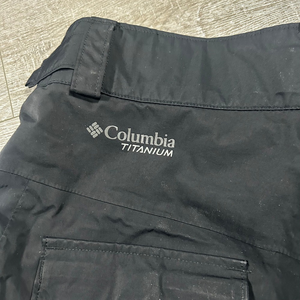 Columbia Titanium Omni-Heat Snow Pants Mens Medium Black Waterproof Omni-Tech - Picture 7 of 8